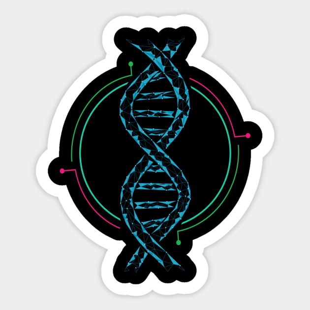 Science DNA Biology Sticker by shirtsyoulike